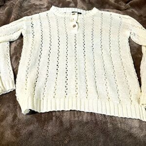 Staccato Cream Knit Sweater